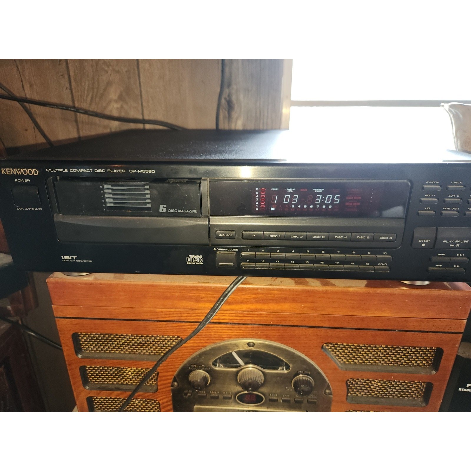 Changer Dp-m5560 6 + 1 Compact Disc Mag Tested