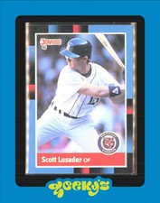 1988 Donruss #615 Scott Lusader Tigers $2MIN ORDER Detroit Tigers