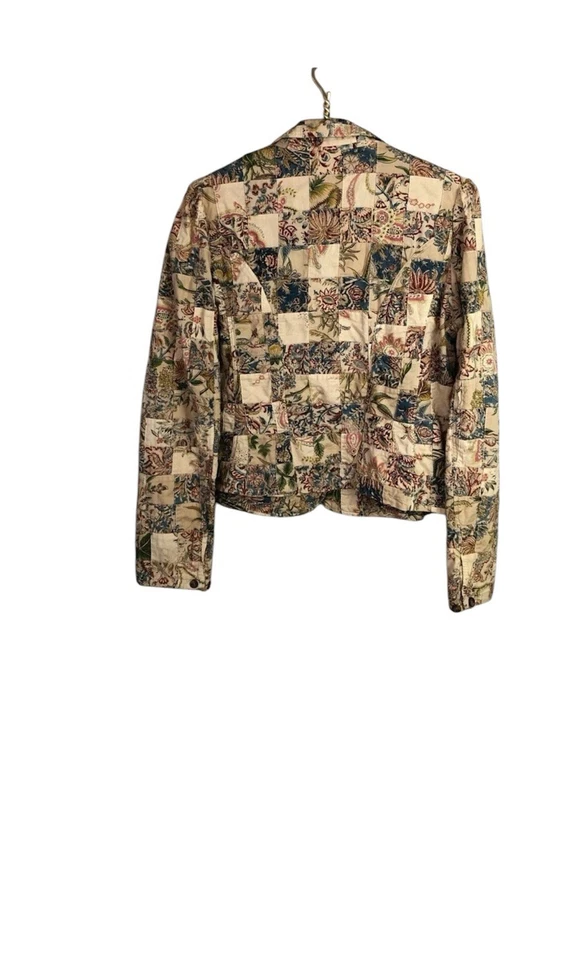 Raro 2005 Polo Ralph Lauren Patchwork Batik Falda y Chaqueta Conjunto Talla 10 Boho Chic Foto 3 de 4