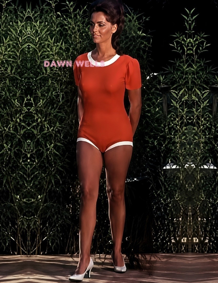 DAWN WELLS #383 MARYANN GILIGANS ISLAND COLORIZED PHOTO 11 X 8.5 SHIPS FREE