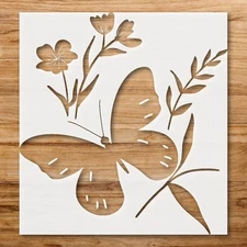 Delicate Butterfly Stencil for DIY Crafts and Home Decor - StencilAir