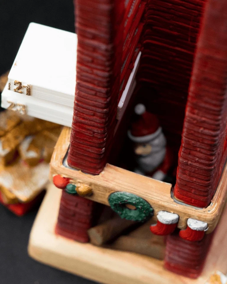 Chimenea de cuenta regresiva de Santa | Calendario de Adviento de Navidad Foto 4 de 4