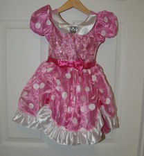Disney Store Pink Minnie Mouse Dress-Up Dress 3yrs