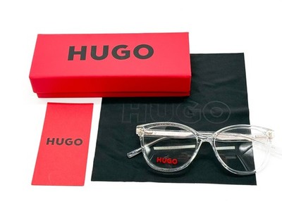 Original Hugo Boss Fassung 1365 REJ 53/15 Brille Damen Kunststoff transparen Neu