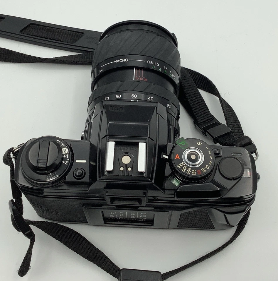 Cámara fotográfica Minolta X-700 MPS SLR 35 mm con estuche de transporte, lentes y accesorios Foto 4 de 4