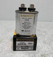 Titan TOC5 Motor Run Capacitor 5 MFD 370VAC Oval