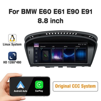 CarPlay Multimedia Radio Auto Display LINUX For BMW 3/5er E90 E93 E60 E61 CCC US