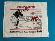 Carolina Hurricanes 2021 Stanley Cup Playoffs Rally Towel ResilieNCe Rare NHL