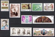 Monaco 1998 : Good Complete Year VF MNH Stamps - Catalog Value : 122€
