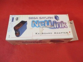 Sega Saturn Netlink Keyboard Adapter COMPLETE w/ Box manual