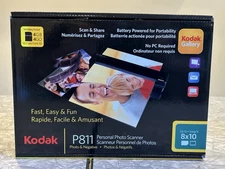 Kodak P811 Personal Photo Scanner 4GB 4GO SD Card Red NEW SEALED