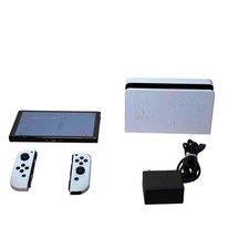 Nintendo Switch OLED HEG-001 White/Blk 7" 64GB Handheld Home Video Game Console