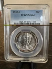 1945-S 50C Walking Liberty Half Dollar PCGS MS64