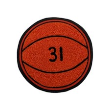 New Basketball Chenille Patch Varsity Letterman Jacket Embroidered 31 Orange