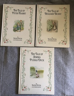 Beatrix Potter Classic Tales Set Of 3 Hardcover Books