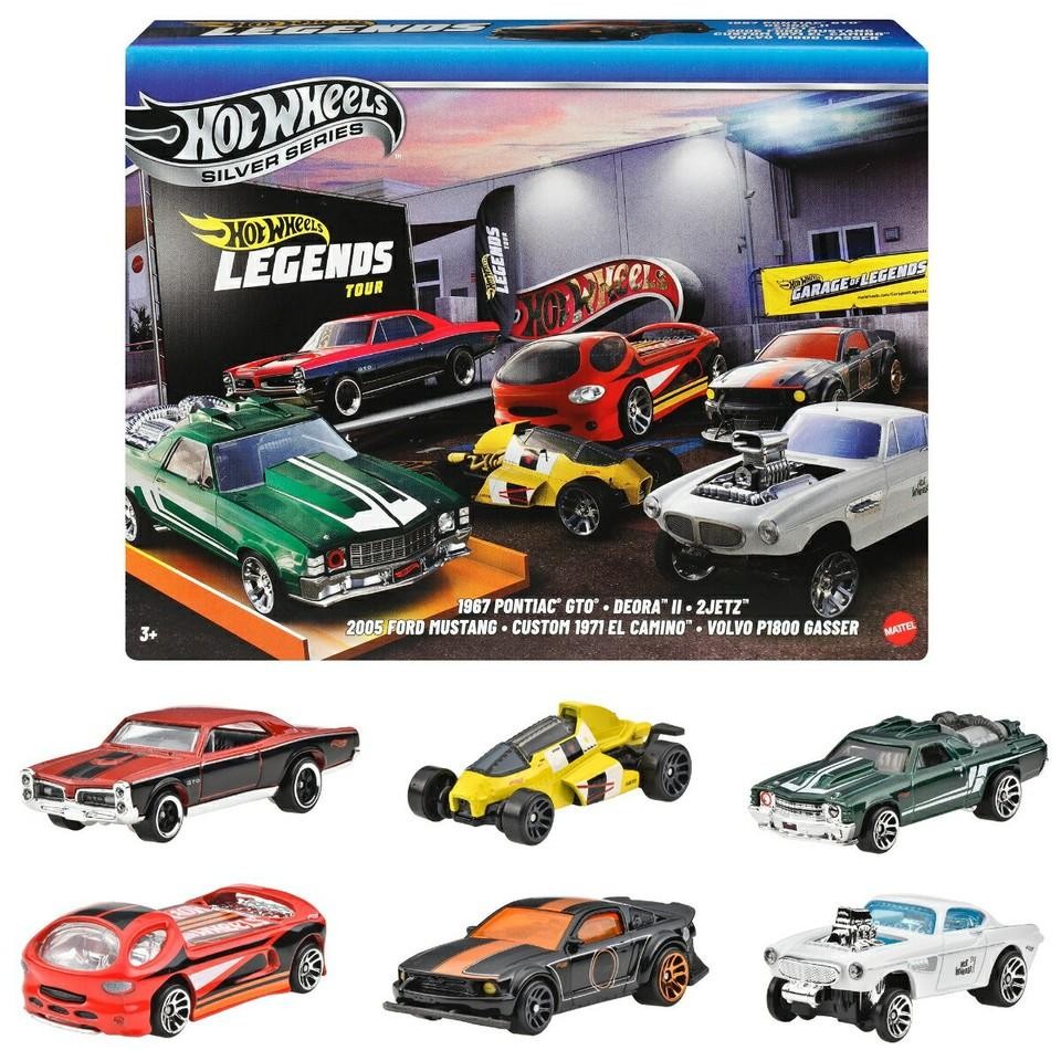 Hot Wheels Legends Tour ミニカーセット 1:64 Hot Wheels 2025 Silver Legends Tour Multipack JBY78 Volvo