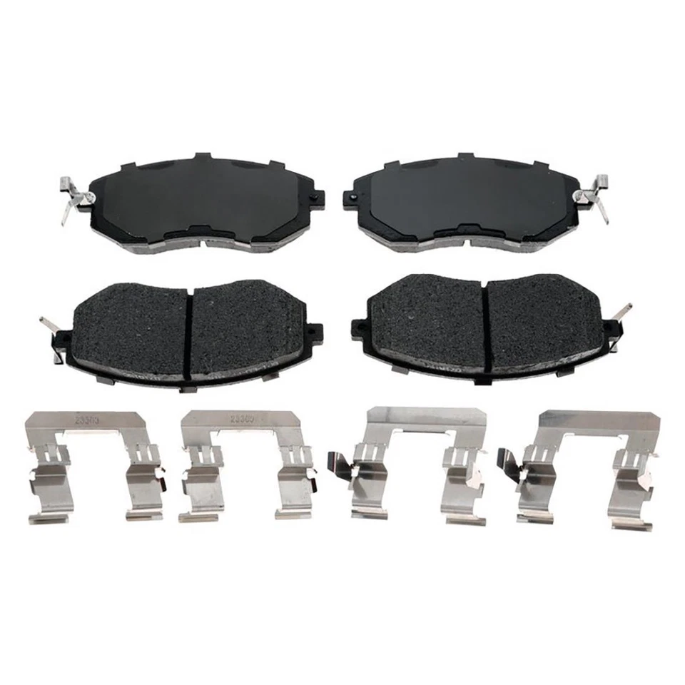 Rotores de freio dianteiros traseiros e pastilhas de freio de cerâmica para Subaru Impreza 2012-2016 - Imagem 3 de 4