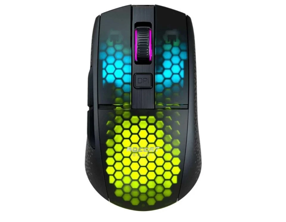 Roccat Burst Pro Air- Lightweight Symmetrical Optical Wireless RGB Gaming Mouse - Image 2 of 4