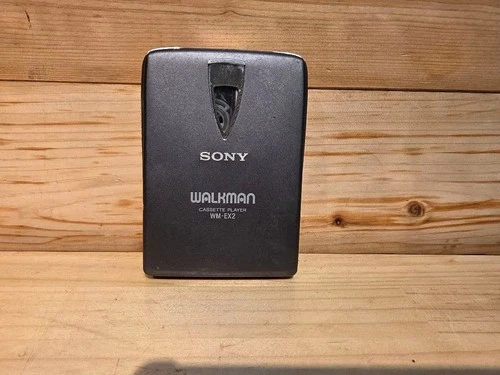 Sony WM-EX2 Portable Cassette Player Black Tested Working Imported From Japan