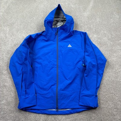 Nike ACG Storm-FIT ADV Mens Jacket Size S Blue Lightweight Zip Hood HJ2687 $275