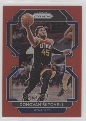 2021-22 Panini Prizm Red Prizm 78/299 Donovan Mitchell #72 nd3