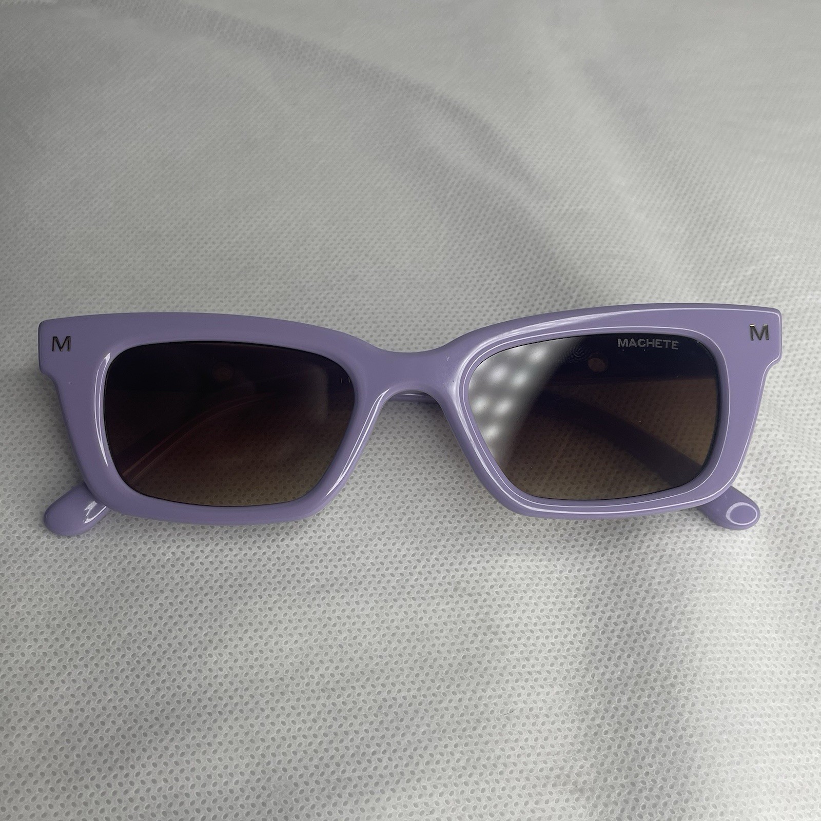 MACHETE Ruby Sunglasses Handmade Violet Italian A… - image 16