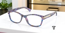 COACH HC6065 5288 Confetti Purple Demo Lens 51 mm Women's Eyeglasses