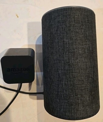 Amazon Echo (2nd Generation) Smart Assistant - Charcoal Fabric