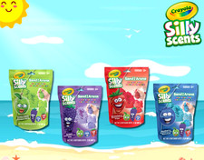 Crayola Silly Scents Colored Sand 4.59oz - Fruity scents Pack of 4
