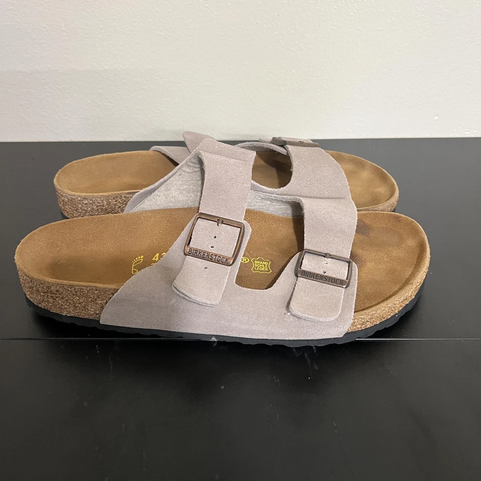 Sandalias Birkenstock para hombre 10 para mujer 12 gamuza topo Arizona corcho Alemania Foto 3 de 4