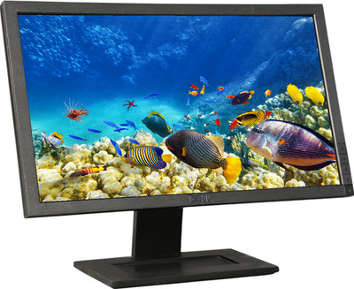 DELL 20-inch LCD Monitor 1000:1 E2011H 1600x900 5ms 250nits VGA DVI Stand Cables