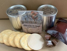 Early/Mid WAR WWII C Ration FULLY EDIBLE COCOA B UNIT AND M UNIT REPRRODUCTION