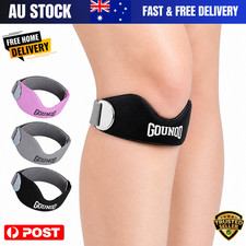 2 Pack Silicone Patellar Tendon Support Strap Adjustable Knee Brace Strap Unisex