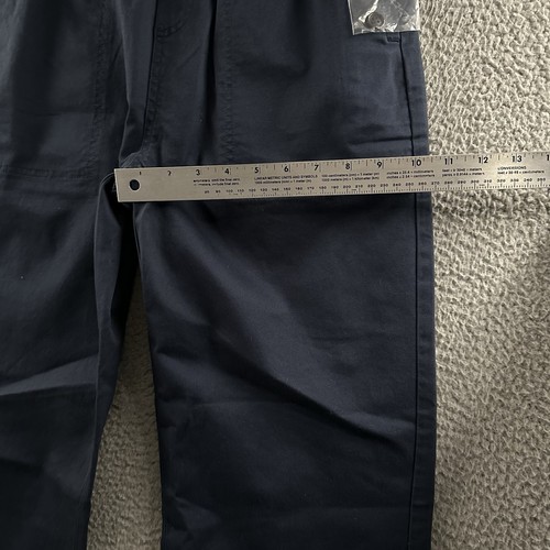 Brooks Brothers Fleece Boys Pants Blue Size 20 Chino Elastic Waist Cotton Blend - Picture 9 of 17