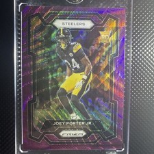 2023 Panini Prizm Rookies Joey Porter Jr. #386 Purple Wave Prizm /99 (RC)