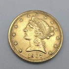 1907 $5 Liberty Head Half Eagle Gold Coin Pre-1933 US Uncertified Collectible