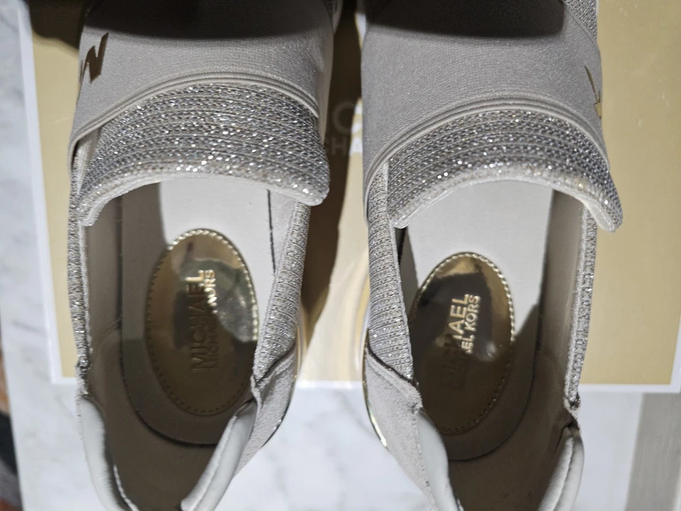 Zapatos MICHAEL KORS BRITTERS CADENA DESORDEN EE. UU. 8,5 Mujer Foto 4 de 4