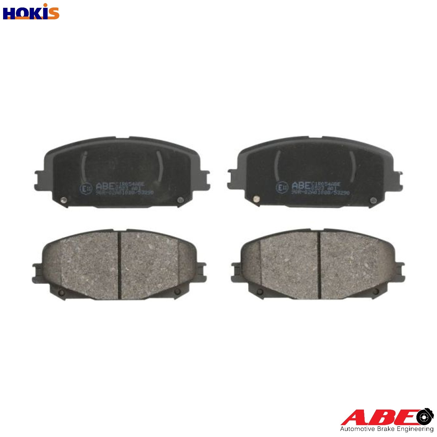 BRAKE PAD SET DISC BRAKE C1R054ABE FOR RENAULT CAPTUR/II SCÉNIC/GRAND/IV 1.0L