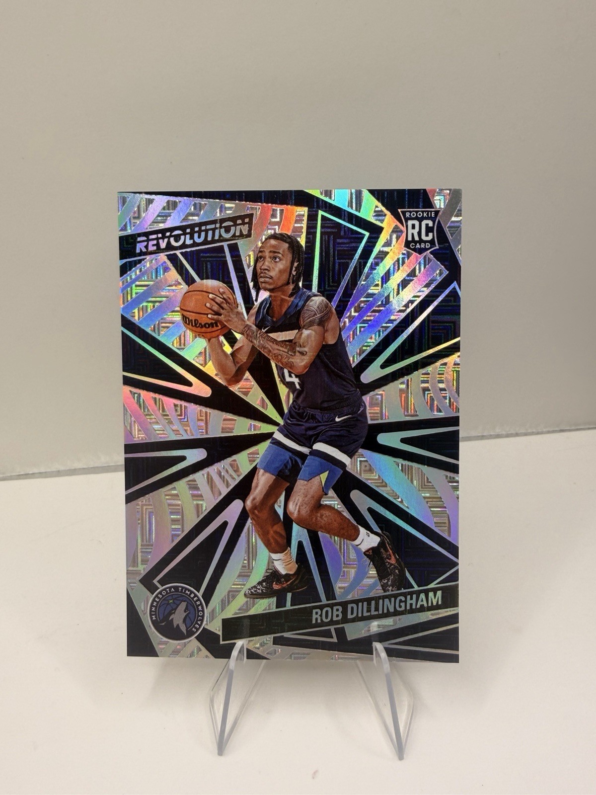 2024-25 Panini Revolution- Rookies Rob Dillingham #105 (RC) 1/25 First On Print