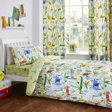 Image of Bedlam - Jungle - Childrens Duvet Cover Set | Single Bed Size | Multicolour Bed