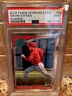 2018 Donruss Optic Shohei Ohtani Running Variation 56 PSA 9