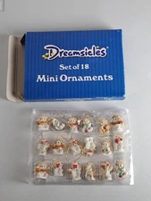 NIB DREAMSICLES Set of 18 Mini  Angel Ornaments- 1999