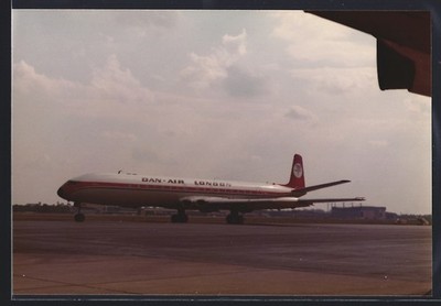 Fotografie Flugzeug De Havilland DH.106 Comet Dan Air London in Berlin-Tegel 