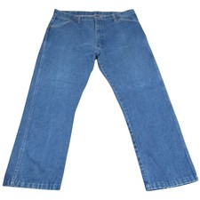 Wrangler 13MWZ Cowboy Cut Jeans Mens 42x30 Blue Denim Regular Fit Made in USA
