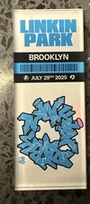 LINKIN PARK BARCLAYS CENTER BROOKLYN NYC COMMEMORATIVE TICKET MAGNET IN HAND