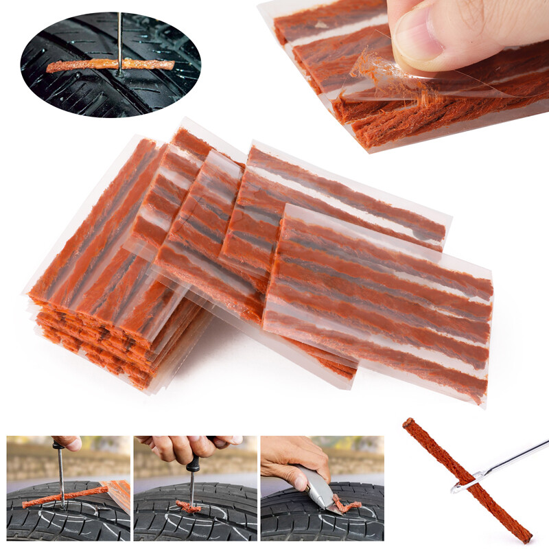 60-Piece Car Tire Plug Repair Kit - Rubber Sealing Strings For Flat Tire Puncture Fix 3 thumbnail image