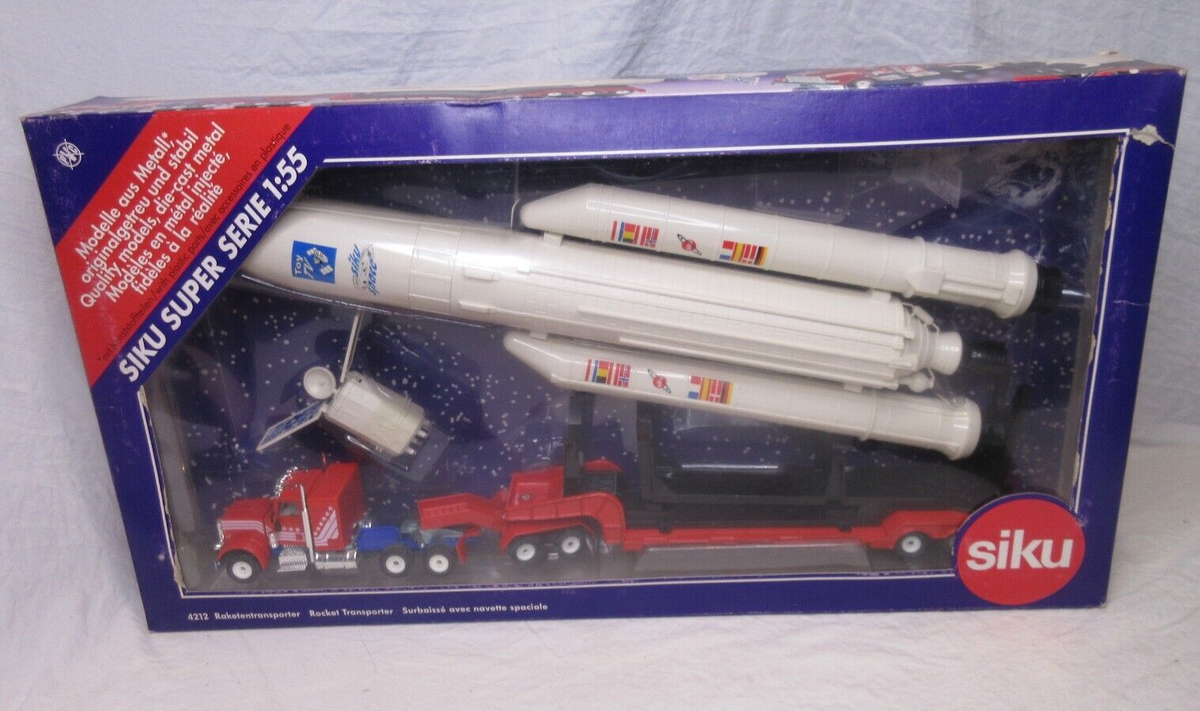 Siku Super Serie #4212 Rocket Transporter Ariane 5 Launcher with