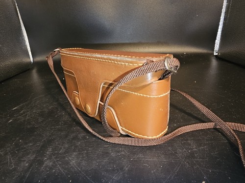 Macchina fotografica Kodak stereo pellicola 35 mm vintage anni 50 con custodia e cinturino in pelle originali - Foto 4 di 6
