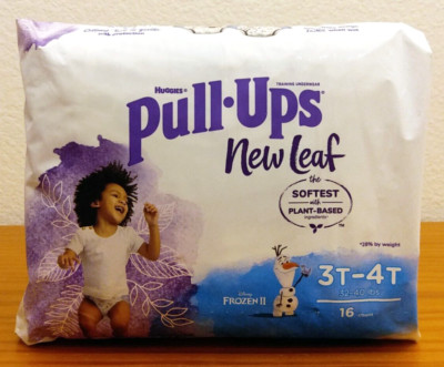 Huggies Pull-Ups New Leaf Training Pants for Boys, 3T-4T (32-40 lbs), 16 Ct