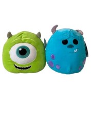 Lot Of 2 SULLEY  MIKE Squishmallow 10" Kellytoy With Tags Monsters Inc Disney